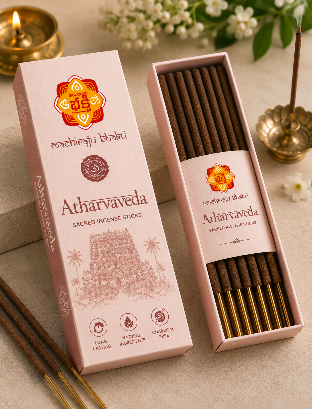 Atharva Veda Incense Sticks – Premium Fragrance for Pooja, Prayer & Meditation