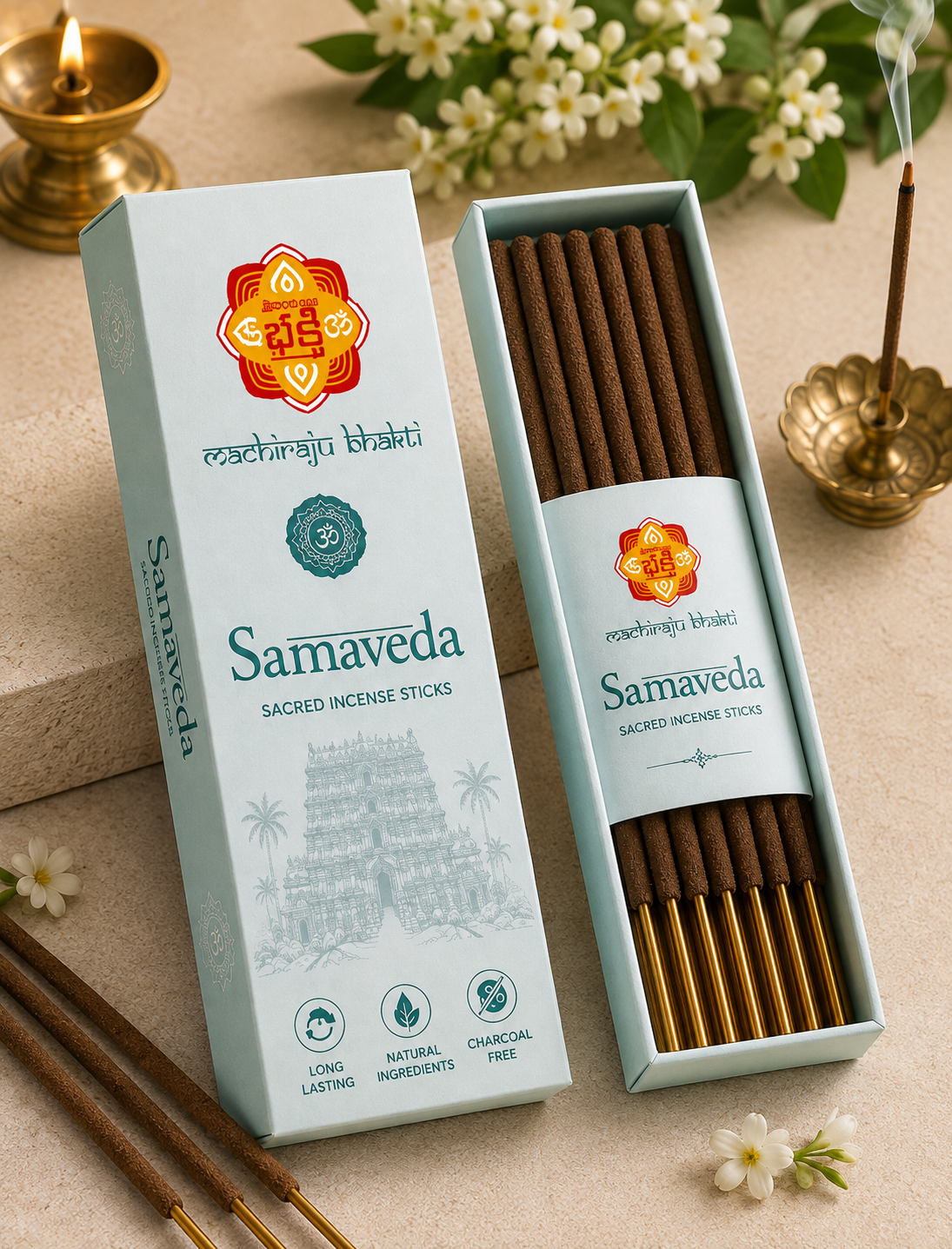 Sama Veda Incense Sticks – Premium Fragrance for Pooja, Prayer & Meditation